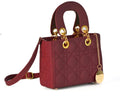 Maroon Quilted Crossbody Bag