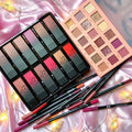 3-in-1 Makeup Kit – 12 Lipsticks, 12 Lip Pencils & Eyeshadow