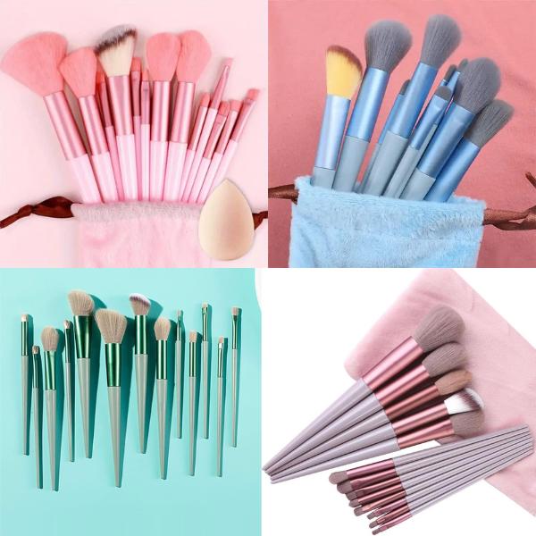 7 Piece Makeup Brush Set