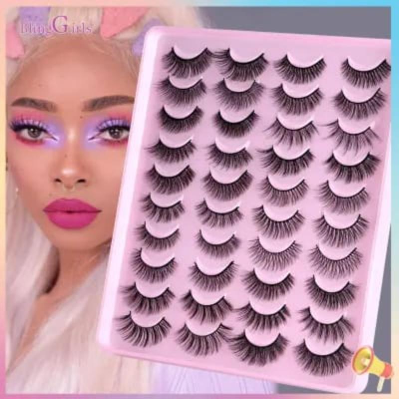 20 Pairs 3D False Eyelashes