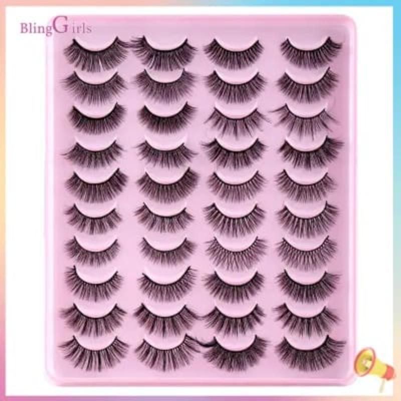 20 Pairs 3D False Eyelashes