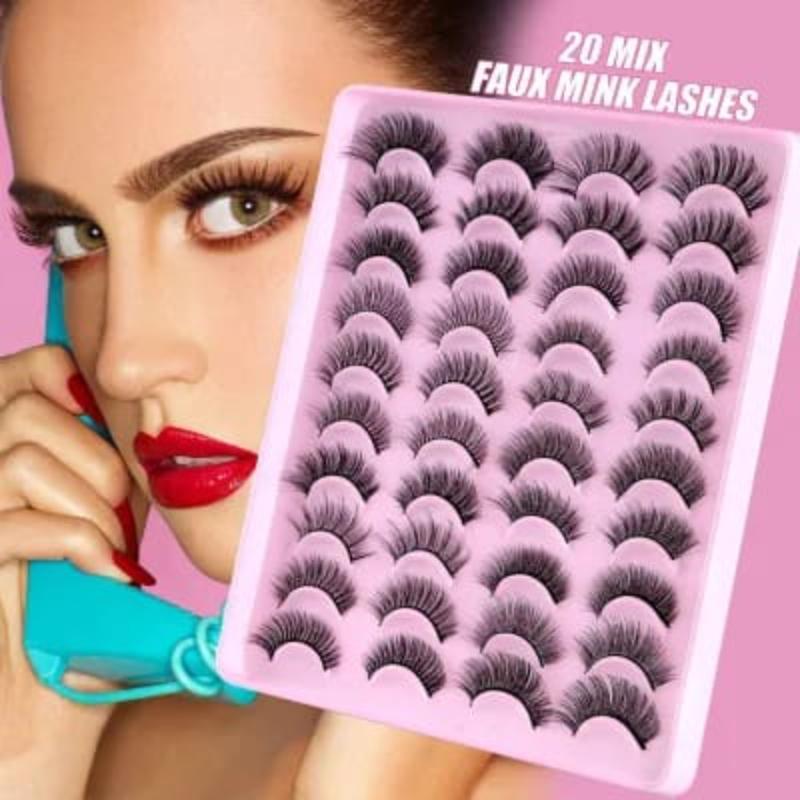 20 Pairs 3D False Eyelashes
