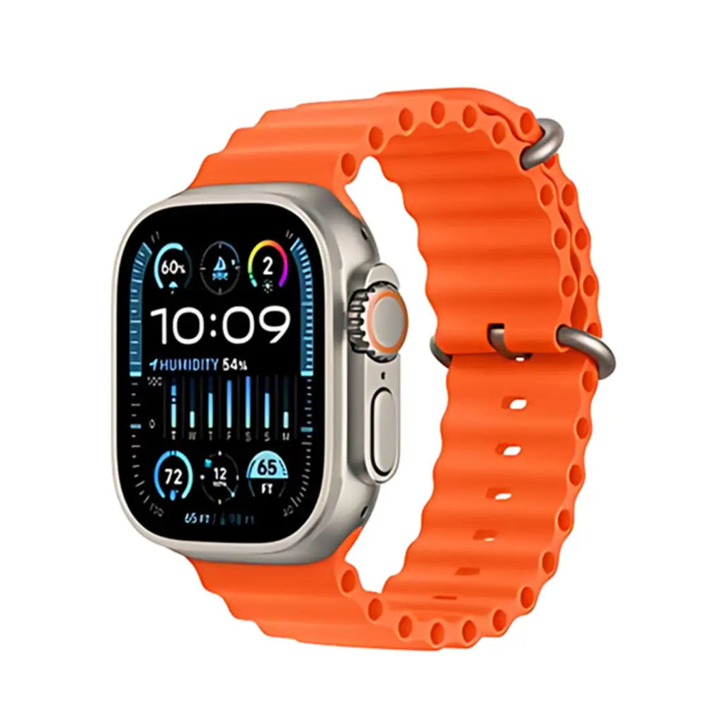 Crown S700 Smart Watch With 7 Premium Straps Combo For Men
