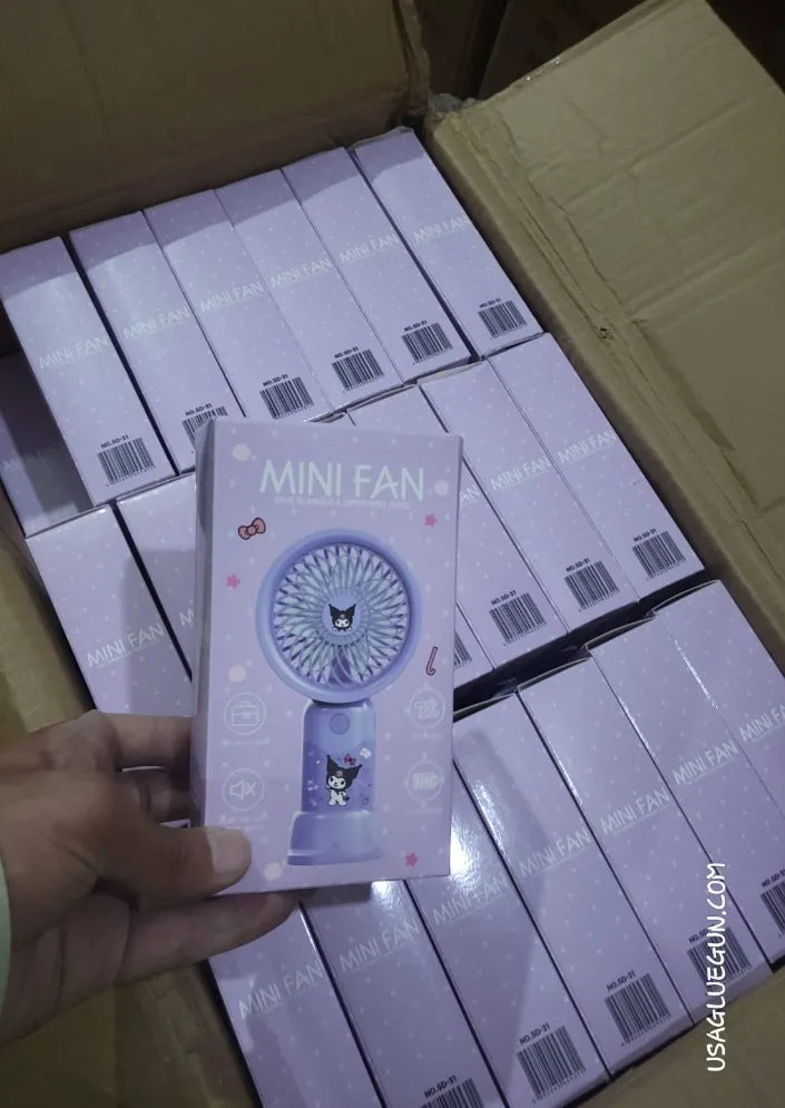 Foldable Mini Fan with LED Display