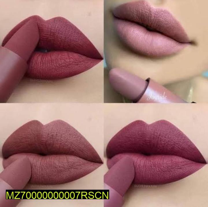 Matte Lipstick Set of 6 Nude Shades Long Lasting