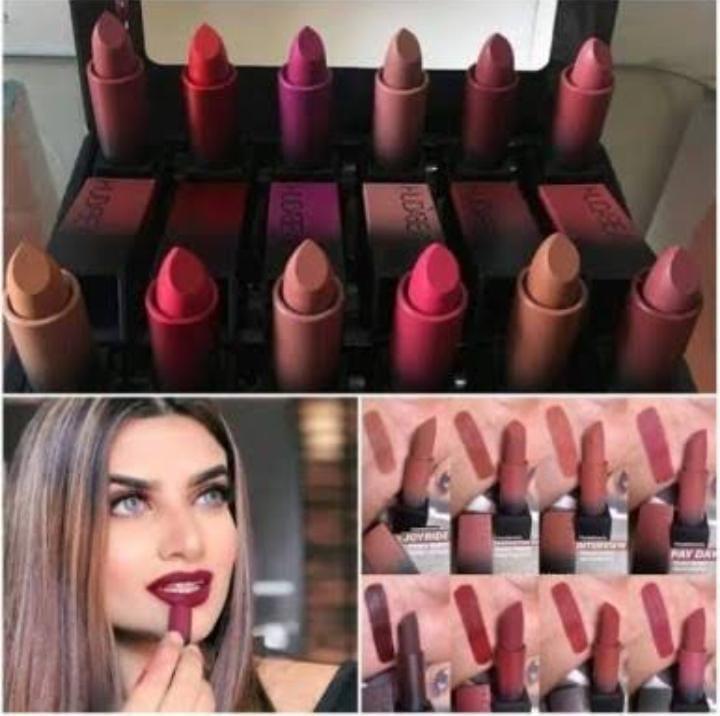 Matte Lipstick Set of 6 Nude Shades Long Lasting