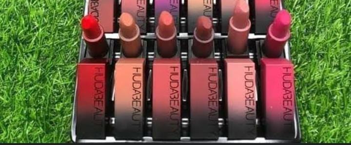 Matte Lipstick Set of 6 Nude Shades Long Lasting